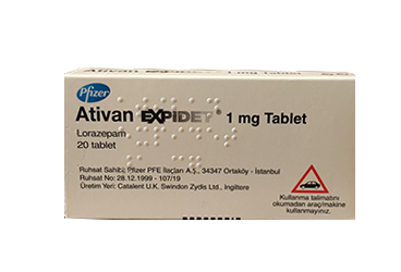 ATIVAN EXPIDET 1 MG 20 TABLET